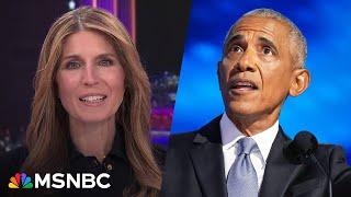 ‘Truly rare and desperately needed’: Nicolle Wallace reacts to the Obama’s electric DNC speeches