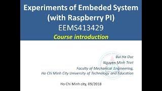 EEMS413429 - Basic steps for Raspberry PI installation