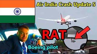 Air India Crash Update 5: Engine Failure | Hybraulic loss | RAT deployed | Landing Gear Stuck