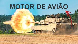 Por que TANQUES usam motor de avião?