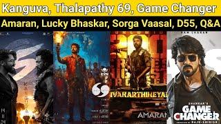 Kanguva | Thalapathy 69, Game Changer Teaser, Amaran Collection, D55, Lucky Bhaskar, Dragon