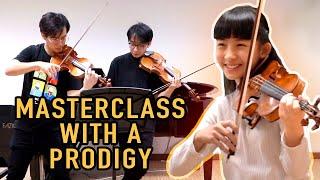 World Class Prodigy Violinist Chloe Chua Gives TwoSet a Violin Lesson