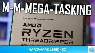 Threadripper 2990WX vs. Core i9-7980XE Multitasking Benchmark