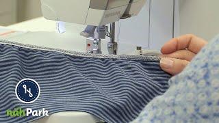 Bernina Overlock L850 – Der Gummibandannähfuß