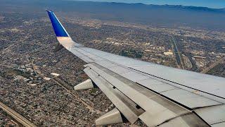 [4K] – Stunning Los Angeles Landing – United Airlines – Boeing 737-800 – LAX – N77542 – SCS 1244