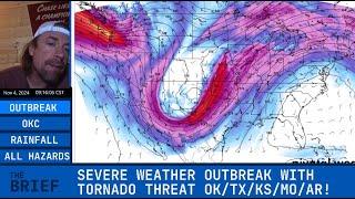 LIVE TORNADO THREAT OKLAHOMA, TEXAS, ARKANSAS, S MISSOURI