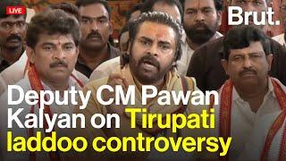 REPLAY: Deputy CM Pawan Kalyan on Tirupati laddoo controversy