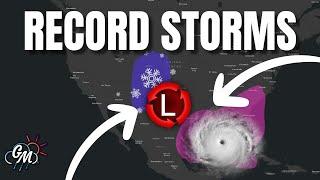 A November HURRICANE And MAJOR SNOW STORM Are Strengthening