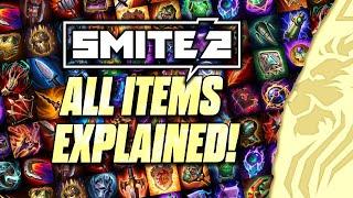 SMITE 2 ALL ITEMS EXPLAINED!