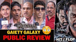 Devara Part-1 | Public CRAZY Review | Gaiety Galaxy Bandra | Jr. NTR, Janhvi Kapoor, Saif Ali Khan