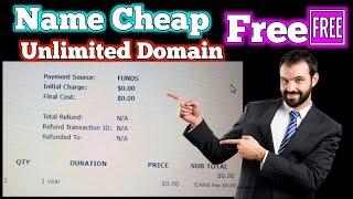 100% Free domain from Name cheap  / How to Get Free Domain Name in 2025 (Complete Guide)