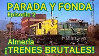 Reportaje de TRENES y LOCOMOTORAS en Almería FERROCARRIL Español Renfe PYF02