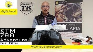 KTM 790 Adventure Guglatech fuel filter mounting
