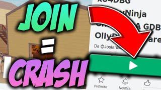 This Roblox Game Cannot Be Joined... (Troll Your Friends by Crashing Them)