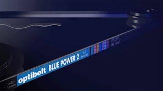 optibelt BLUE POWER 2 - 3D-Animation mit dem neuen Hochleistungs-Schmalkeilriemen