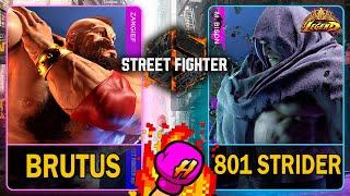 SF6 Brutus (ZANGIEF) VS 801 Strider (M.BISON)Street Fighter 6スト64K 60ᶠᵖˢ