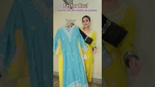 FESTIVE kurta set haul | Myntra kurta set | Pakistani kurta set Fashor haul #myntrahaul