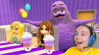 VAMOS A LA FIESTA DE CUMPLEAÑOS DE GRIMACE en Roblox