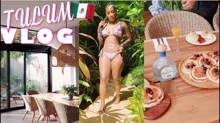 WEEKLY VLOG IN TULUM MEXICO!  | LUXURY VILLA, PRIVATE CHEF, TABOO BEACH CLUB & MORE | TRAVEL VLOG