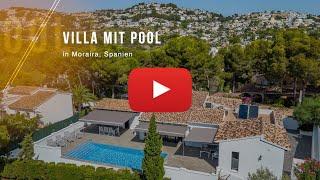 ZU KAUFEN Villa in Moraira Spanien Province Alicante top renoviert mit Meersicht