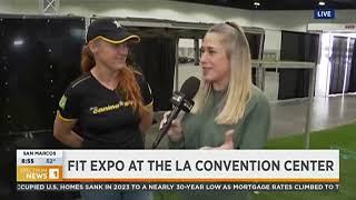 Spectrum News 1 at TheFitExpo Los Angeles with the Canine Show 825am