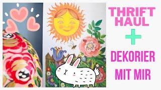 Frühlings Thrift Haul  Dekorier mit mir für Ostern & Valentinstag 