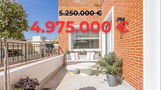 Luxury Home in Madrid | Impeccable Design with large terrace in the center of the City