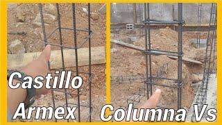 Diferencias entre Castillo y Columnas Armex Varillas