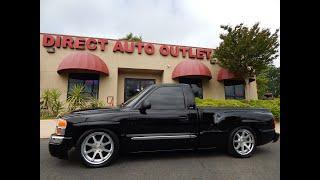 2004 GMC Sierra SLE Stepside W/47K orig miles walk around overview video review!