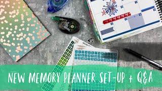 NEW MEMORY PLANNER SET-UP AND Q&A | tattooed teacher plans