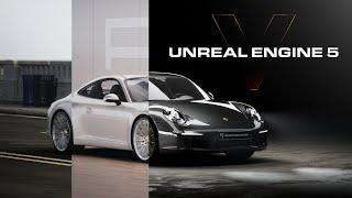 Porsche Carrera 991 - Unreal Engine 5 / Blender 3.0 - Mendez Creative