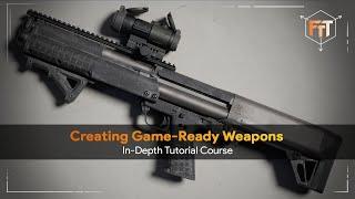 Creating Game-Ready Weapons Using Blender & Substance Painter