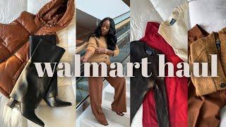 walmart fall clothing haul +try-on! | Andrea Renee