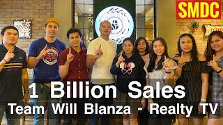 1 Billion Sales | Team Will Blanza - Realty TV | SMDC