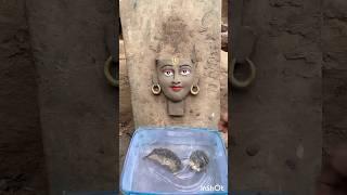 hu ru ru Rajasthani songhu ru ru songKrishna statue making at homeladdu gopal#shorts