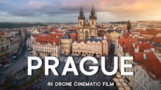 PRAGUE, Czech Republic - 4K Drone Cinematic Film (with subtitles)