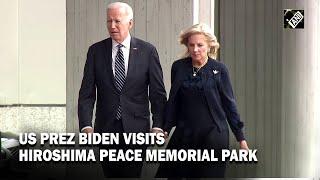 G7 Summit: US President Joe Biden visits Hiroshima Peace Memorial Park in Japan