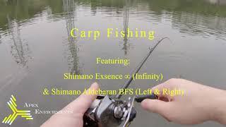 Carp Fishing with Shimano Exsense ∞ Infinity B806M/R and Aldebaran BFS