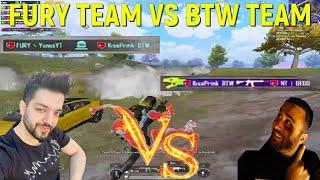 FURY TEAM VS BTW TEAM! İKİ TARAFIN GÖZÜNDEN! PUBG MOBILE YAYINCI KARŞILAŞMALARI!