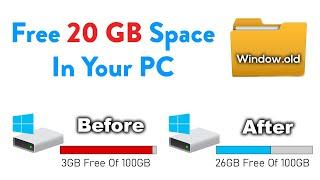 How to Delete Windows.Old | Save Upto 20Gb | Tech United Nepal