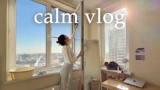 CALM VLOG: весенняя уборка, спортзал, что в моем холодильнике, новая книга