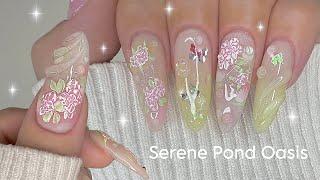 Gel-X Spring Pond Nails | Sweet Candy Gel CheriShe Collection