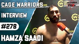 Hamza Saadi | Interview | Cage Warriors