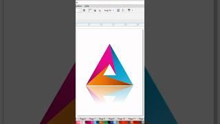 Graphic Design Art (Part-8)  #3dtriangle #3dart #coreldraw #design #creative #artwork #sksart