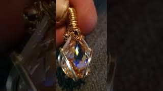 NEW "Princess Penelope"  Lithuanian Aurea Crystal Pendant SALE https://tartariantreasures.etsy.com