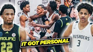 Kiyan Anthony Vs #2 Ranked Player Darryn Peterson Gets PHYSICAL! | Kiyan's FINAL Game Of High School