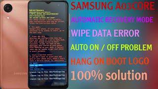 how to fix wipe data/factory reset option not available on Samsung