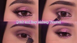 Quick & Easy Glam for Begginer's Party Makeup