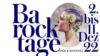 Staatsoper Unter den Linden I BAROCKTAGE 2022 - vom 2. bis 11. Dezember