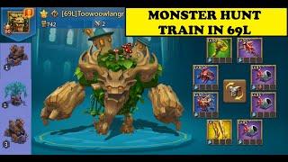 Lords Mobile - MONSTER HUNT TRAIN - Mecha Trojan - Voodoo Shaman -  Mirage Realm choice